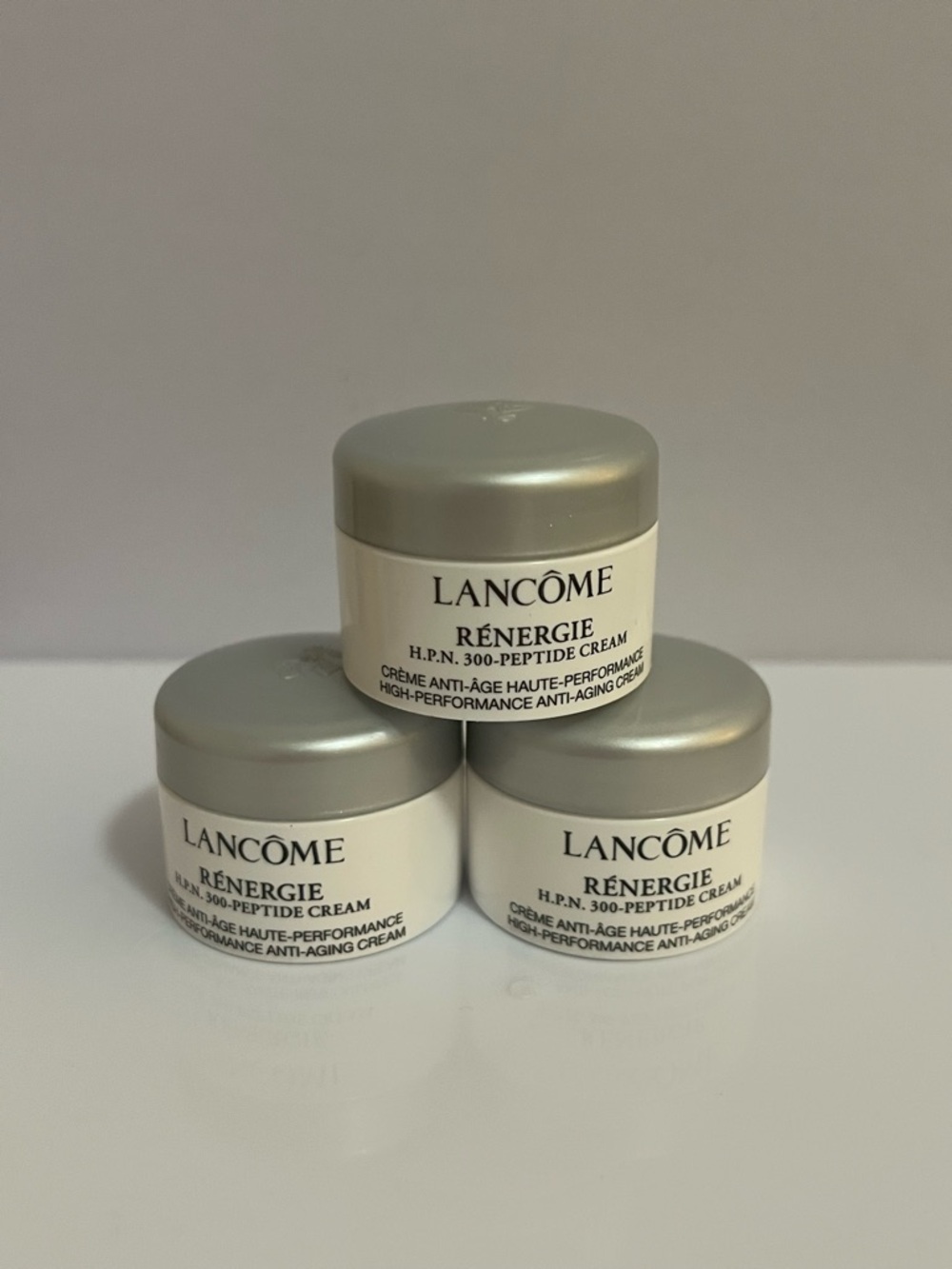 3X Lancome Renergie H.P.N. HPN 300-Peptide Cream 0.16oz 5ml/each
